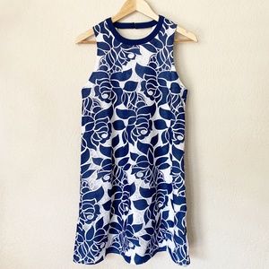 Emmelee | Blue & White Floral Sun Dress L